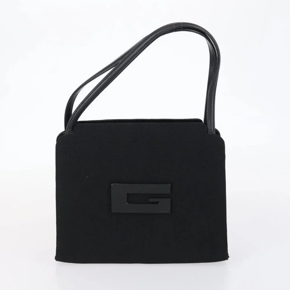 GUCCI Tote Bag Suede Canvas Nylon 4 Set Black Ivory Auth bs30282 - Picture 8 of 15